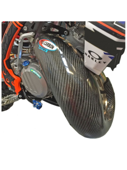 PRO-CARBON RACING KTM Exhaust Guard - Year 2011-15 - 125/144/150 SX Standard Pipe