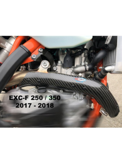 PRO-CARBON RACING KTM Exhaust Guard - Year 2017-19 - 250 EXC-F