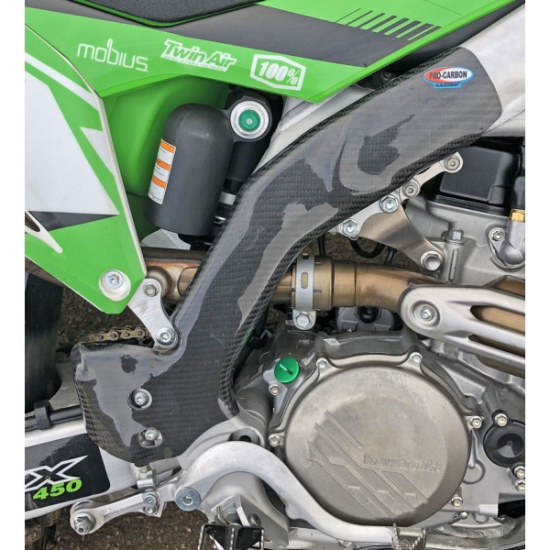 PRO-CARBON RACING Kawasaki Frame Protection - Tall - KX450F 2019