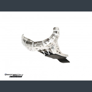 Skid Plate with Exhaust Guard and Plastic Bottom for KTM, Husky, Gas Gas 19-23 (PK016H)