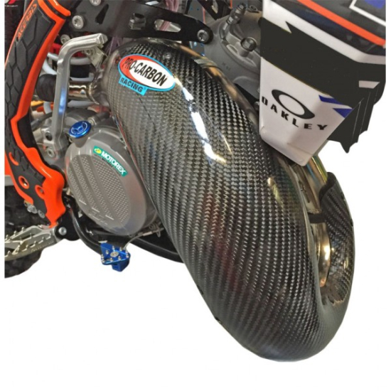 PRO-CARBON RACING Husqvarna Exhaust Guard - 2019 TC 125 Standard Pipe