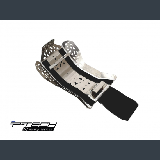 P-TECH Skid Plate with Exhaust Pipe & Linkage Guard for KTM  #5