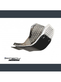 P-TECH Skid Plate with Exhaust Pipe & Linkage Guard for Beta RR RS 350-500 2013-2019 PK004B