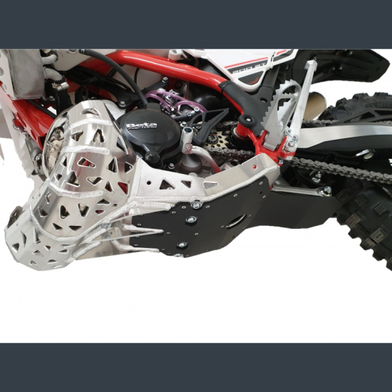 P-TECH Skid Plate with Exhaust Pipe Guard and Plastic Bottom #5