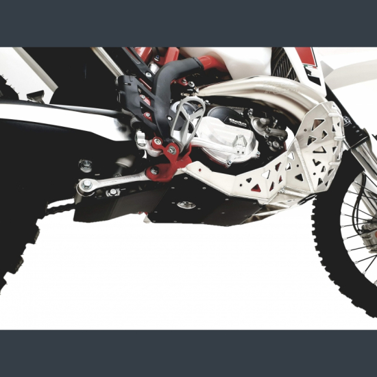 P-TECH Skid Plate with Exhaust Pipe Guard and Plastic Bottom #7