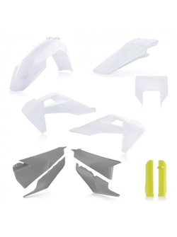 ACERBIS Full Kit Plastics for Husky TE/FE 2020 - Black/White