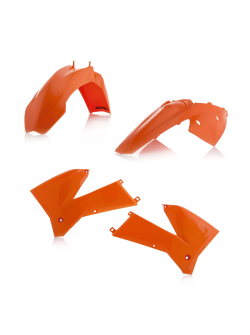 ACERBIS Plastic Kits for KTM SX 125/250 05-06 + SXF 05-06 (Black & Orange)