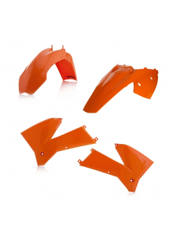ACERBIS Plastic Kit KTM EXC 05-07 (Black * Orange) AC 0008193