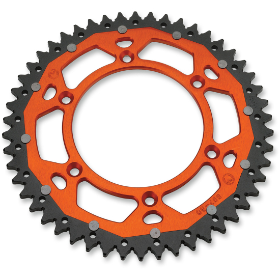 MOOSE Rear Sprocket 50 Teeth 520 Pitch Orange/Natural