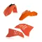 Acerbis Plastics Kit for KTM EXC 08-11 - Black, Orange, Standard, White | High-Quality Motorcycle Body Plastics