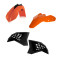 Acerbis Plastics Kit for KTM EXC 08-11 - Black, Orange, Standard, White | High-Quality Motorcycle Body Plastics