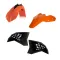 Acerbis Plastics Kit for KTM EXC 08-11 - Black, Orange, Standard, White | High-Quality Motorcycle Body Plastics