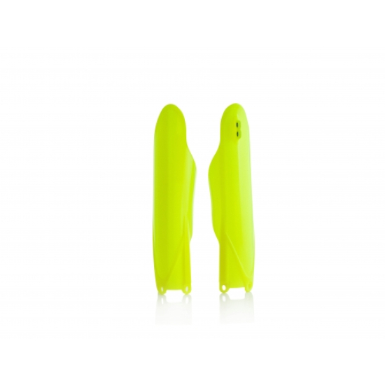 ACERBIS Lower Fork Covers for YZ 125-250 15/19 + YZF 250 10/18 + 450 10/17 - Flo Yellow