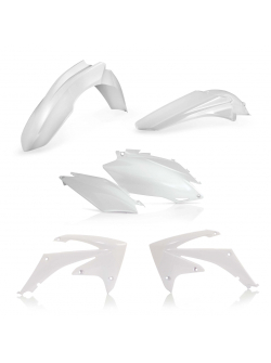 ACERBIS Full Plastic Kit for Honda CRF250 (2011-2013) and CRF450 (2011-2012) - Black, Standard, White