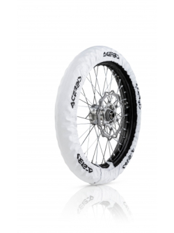 ACERBIS X-Tire Cover (Black & White) - Premium Wheel Protection