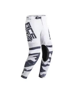 Acerbis Helios Vented Cross Pants - Grey/White