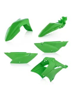 Acerbis Full Plastic Kit for Kawasaki KLX 110 (2010-2020) - Black/Standard/Green