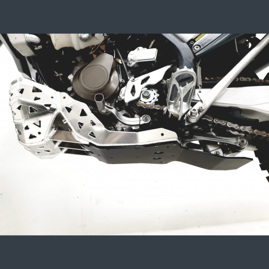 P-TECH Skid Plate with Exhaust Guard and Plastic Bottom for  #6