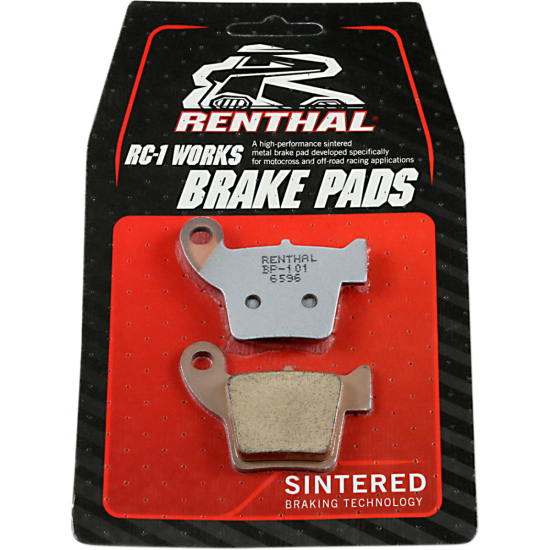 RENTHAL Sintered Brake Pads BP101 for Motorbikes - Rear Brake Pads