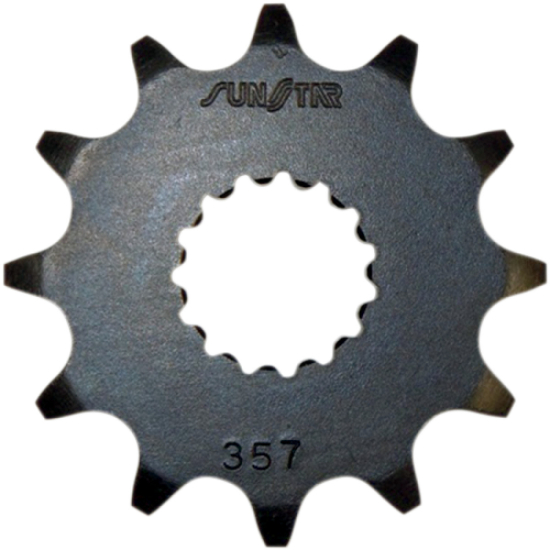 SUNSTAR SPROCKETS 357 FRONT REPLACEMENT SPROCKET 13 TEETH 520 PITCH BLACK STEEL 35713