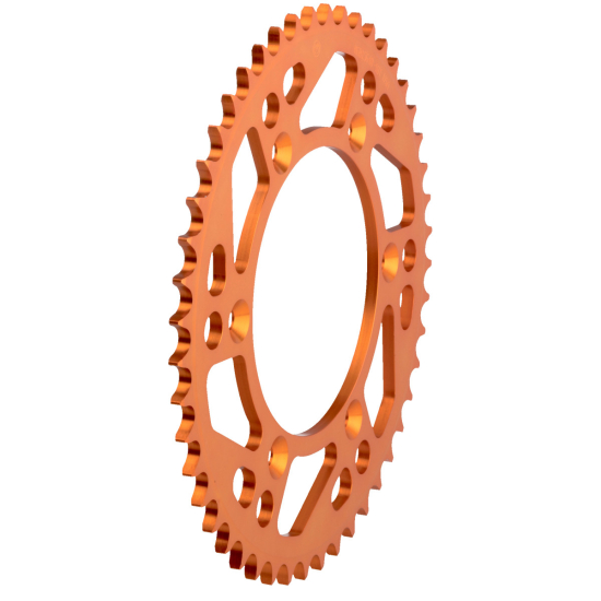 MOOSE RACING HARD-PARTS REAR SPROCKET 50 TEETH ALUMINIUM ORANGE 1211-897-50-14