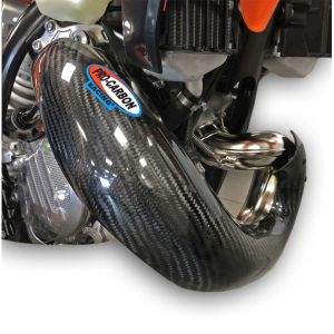 PRO-CARBON RACING KTM Exhaust Guard - Year 2020 - 150 EXC TPI - Standard Pipe