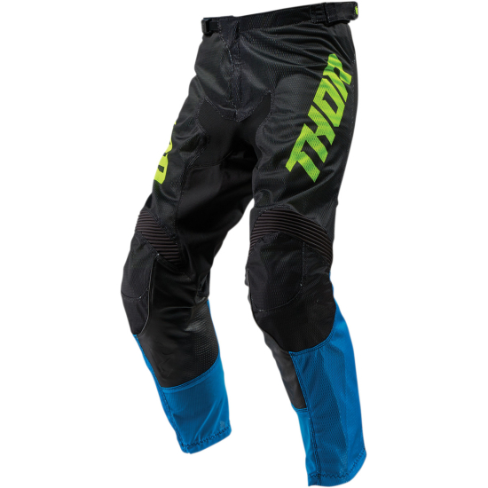 THOR Youth Pulse Air Acid S9Y Offroad Pants - Electric Blue/ #1