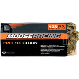 MOOSE RACING Chain 428-RXP 130 Links PRO-MX Gold M575-00-130