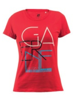 GAERNE G.AT YOUR FEET T-SHIRT LADY (RED * WHITE) (XS * S * M * L * XL) 4216-005