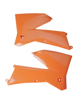 UFO RADIATOR COVERS KTM SX/SX-F/EXC (BLACK * ORANGE * WHITE) KT03084