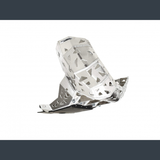 P-TECH Skid Plate with Exhaust Pipe Guard and Plastic Bottom #1