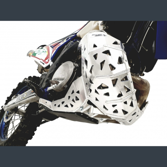 P-TECH Skid Plate with Exhaust Pipe Guard and Plastic Bottom #4