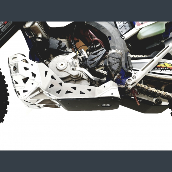 P-TECH Skid Plate with Exhaust Pipe Guard and Plastic Bottom #6