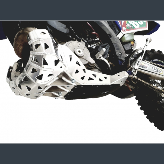 P-TECH Skid Plate with Exhaust Pipe Guard and Plastic Bottom #7