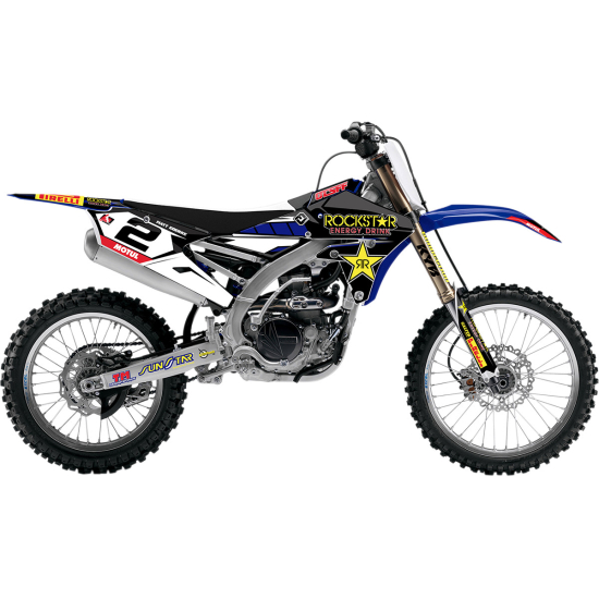 FLU DESIGNS INC. GRAPHIC RS 18 YZ2/4F 14- 71084 Full Sticker Set for Yamaha YZ2 and YZ4