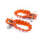 KTM / Husqvarna S3 Curve Low Orange Foot Pegs | High-Performance Footrests