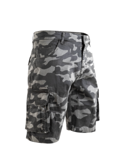 Acerbis Camou Bermuda Shorts - Grey/Dark Grey