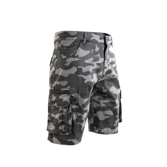 Acerbis Camou Bermuda Shorts - Grey/Dark Grey