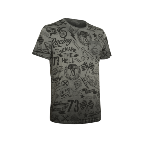 ACERBIS Street T-Shirt Graphite - Premium Motorcycle Apparel