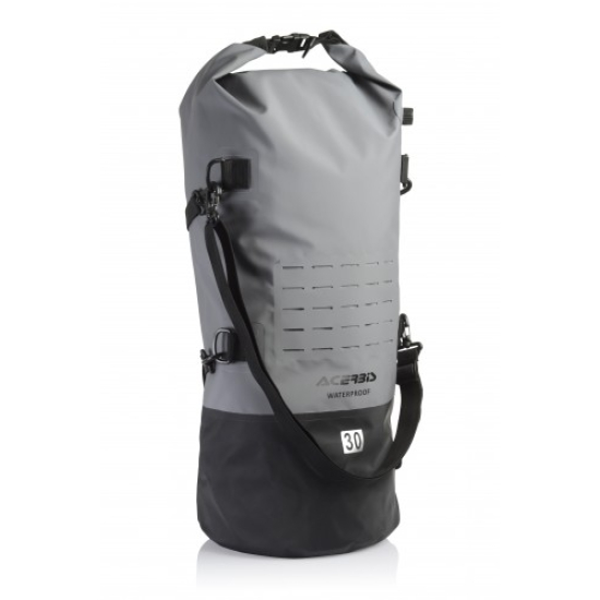 ACERBIS X-WATER 30L VERTICAL BAG BLACK/GREY AC 0024541