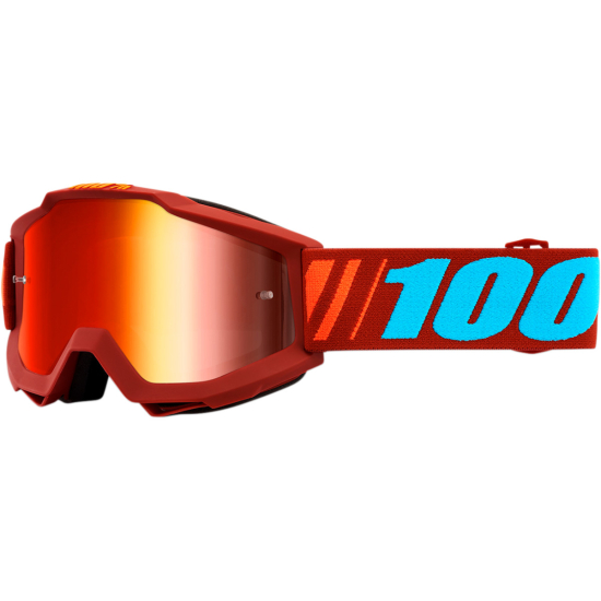 100% GOGGLE AC DAUPHINE MIR/RD 50210-346-02