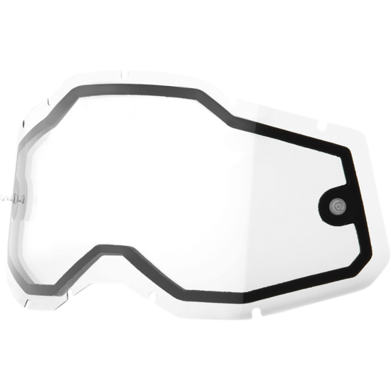 100% Accuri 2/Racecraft 2/Strata 2 Goggle Dual Lens 59080-00001