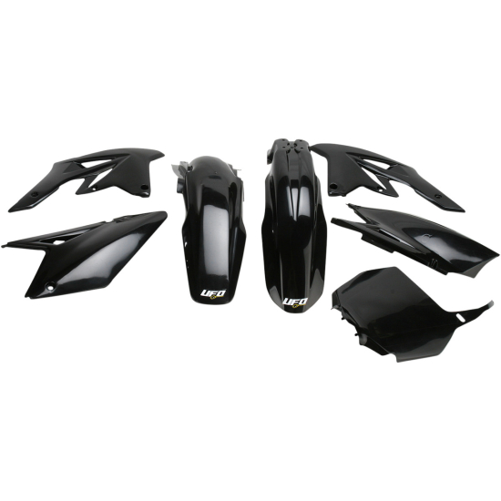 UFO COMPLETE BODY KIT SUZUKI RMZ250 (BLACK & WHITE) SUKIT407@