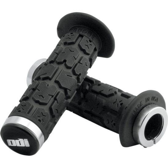 ODI Grips Rogue Lock-On Black J31RGB-S - Secure and Comfortable Motorcycle Hand Grips