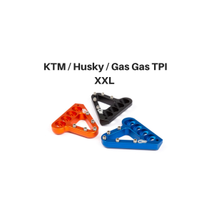 S3 Rear Brake Step Plate XXL for KTM/Husky/Gas Gas 2021 - Black, Orange, Blue | BP-1376