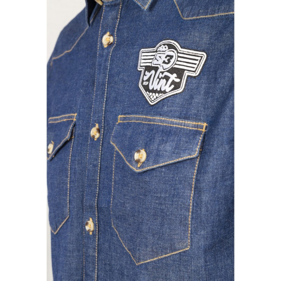 S3 Men's Casual Denim Shirt - Motorbike Apparel #2