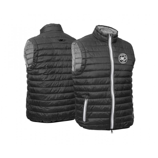 S3 Black Sleeveless Gilet (S-3XL) Y-042 - Premium Motorcycle Vest