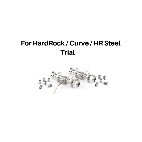 S3 Spare Parts Kit for HardRock/Curve/HR Steel – Footpegs ESK-HR-KIT