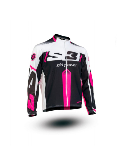 S3 Thermal Jacket Trial Protec Pink - Ultimate Protection & Style for Riders