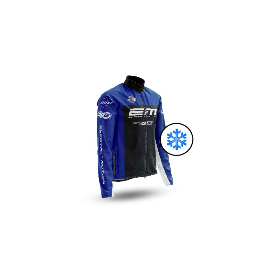 S3 Electric Motion Thermo Blue Jacket EM-U3 (S-2XL) - High Performance Street Apparel